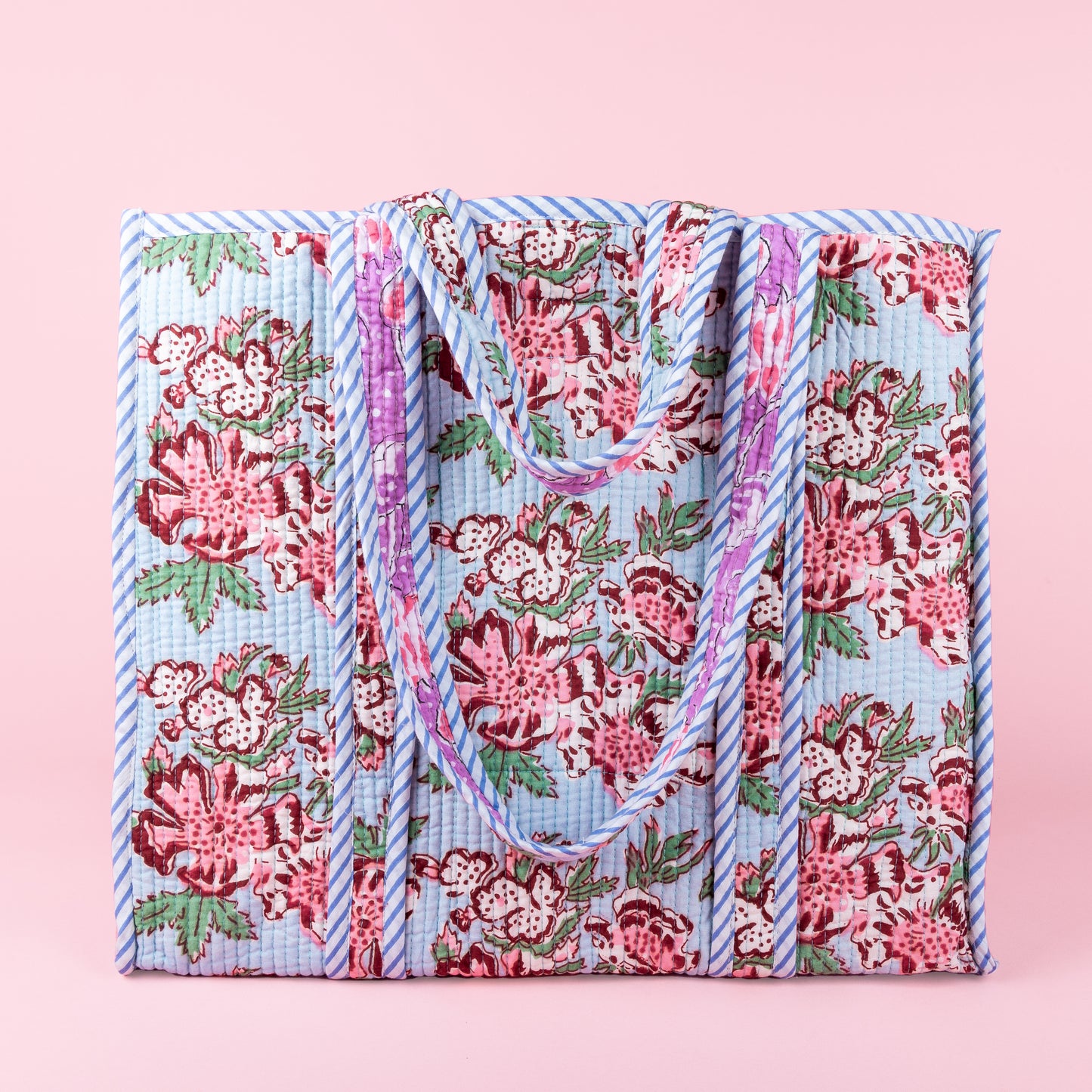 Tote Bag - Licht blauw - Lila - No.11