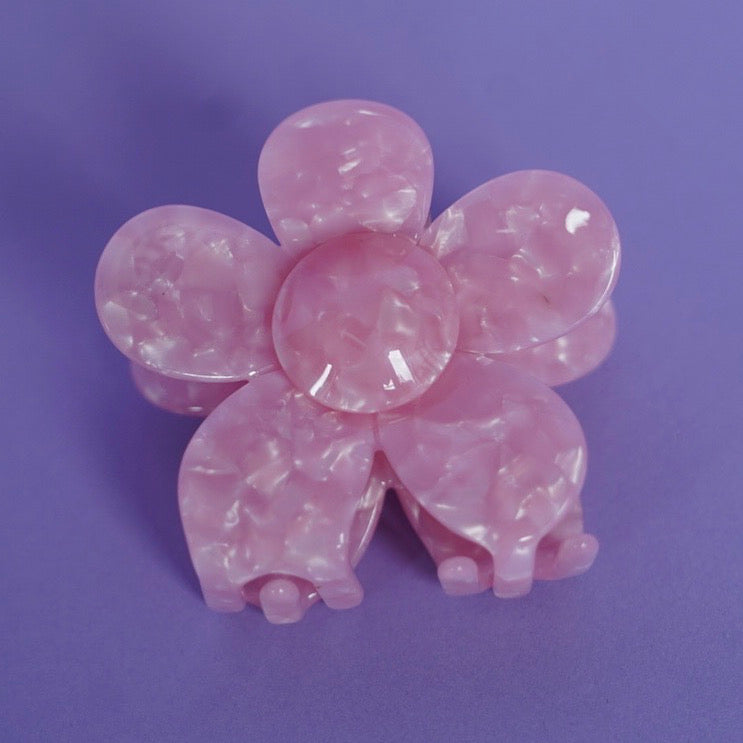 Haare Clip Blume Pink