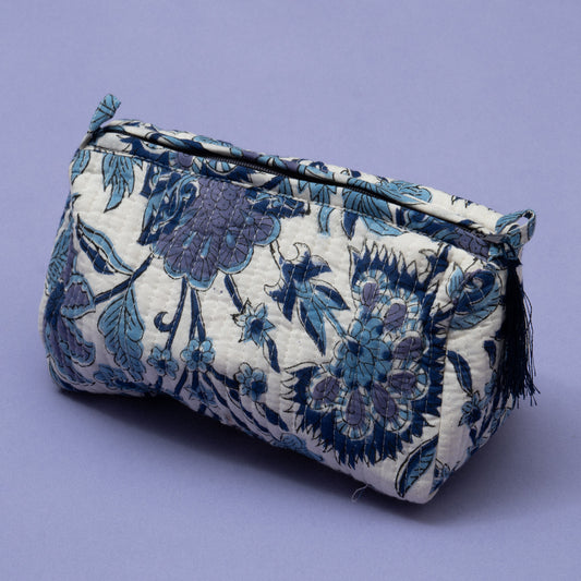 Toilettas - Delftsblauw - klein
