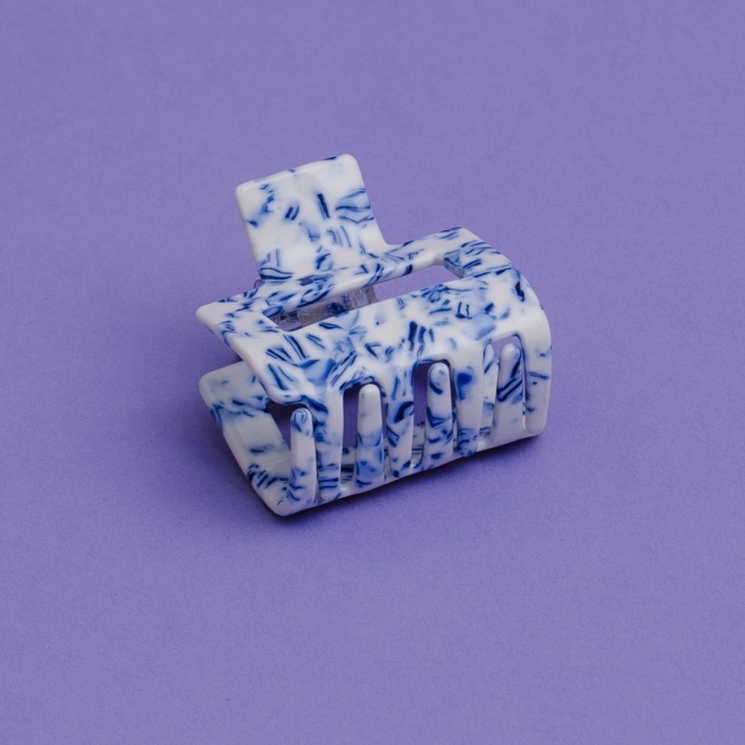 Hair clip Delft Blue-medium