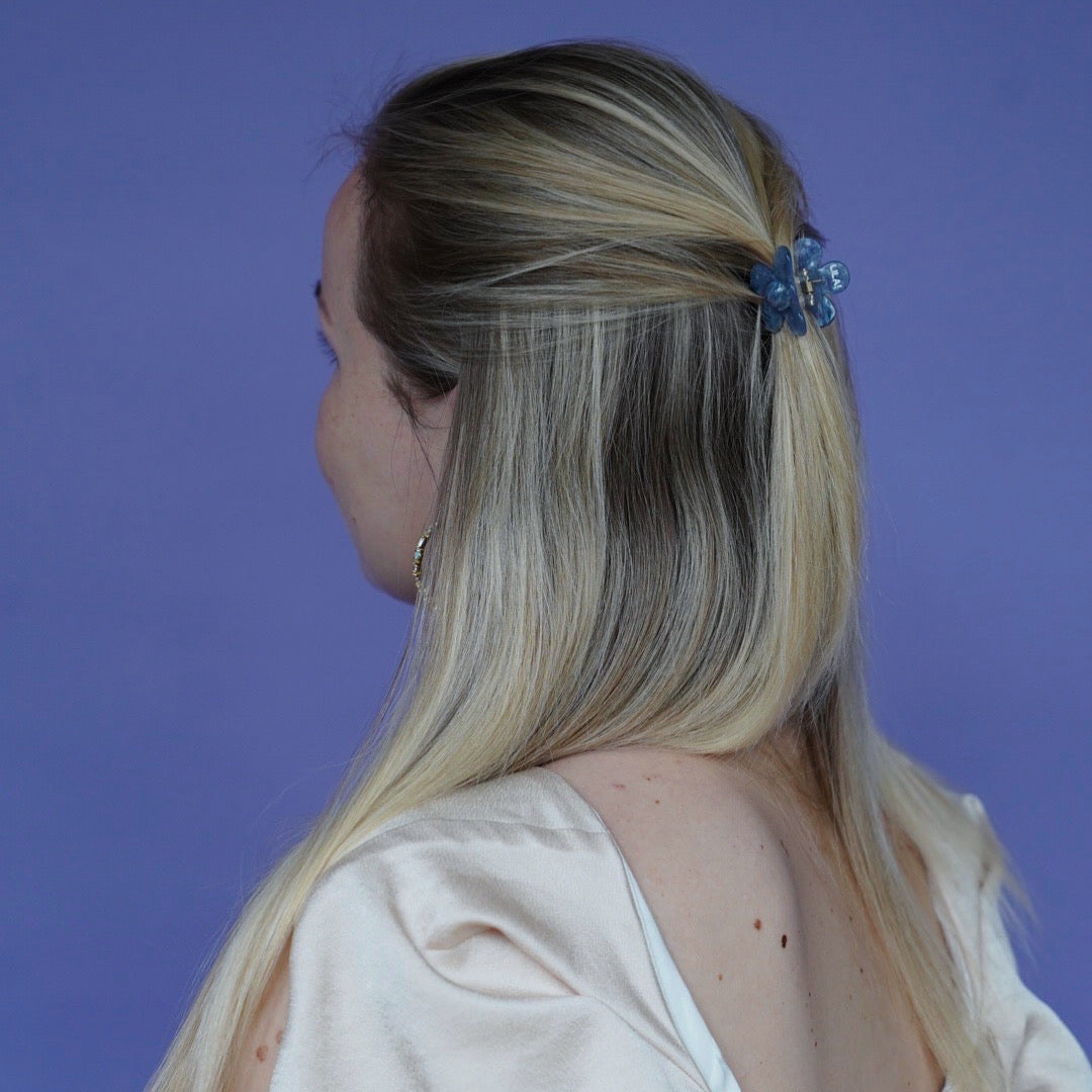 Hairclip Flower Ocean-small