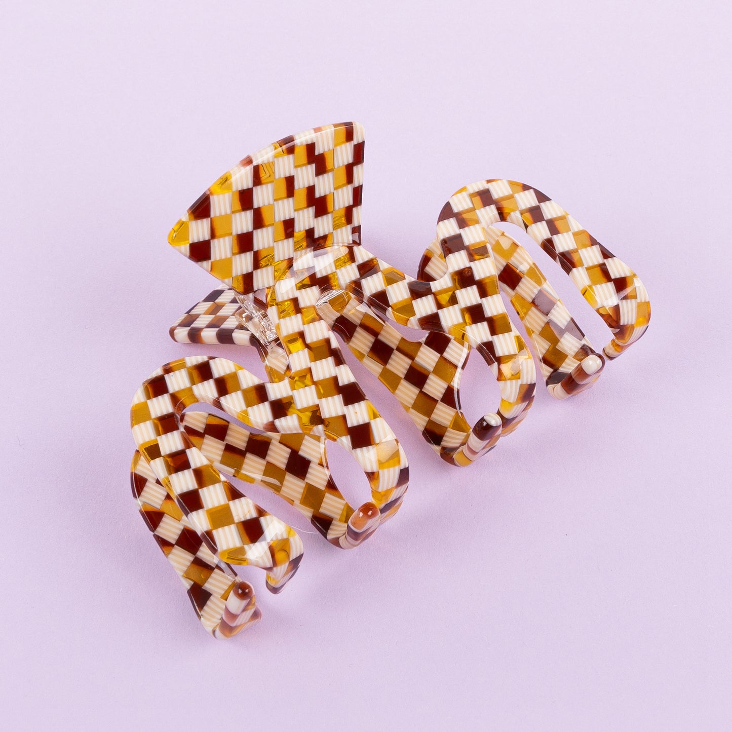 Haarclip Chessboard