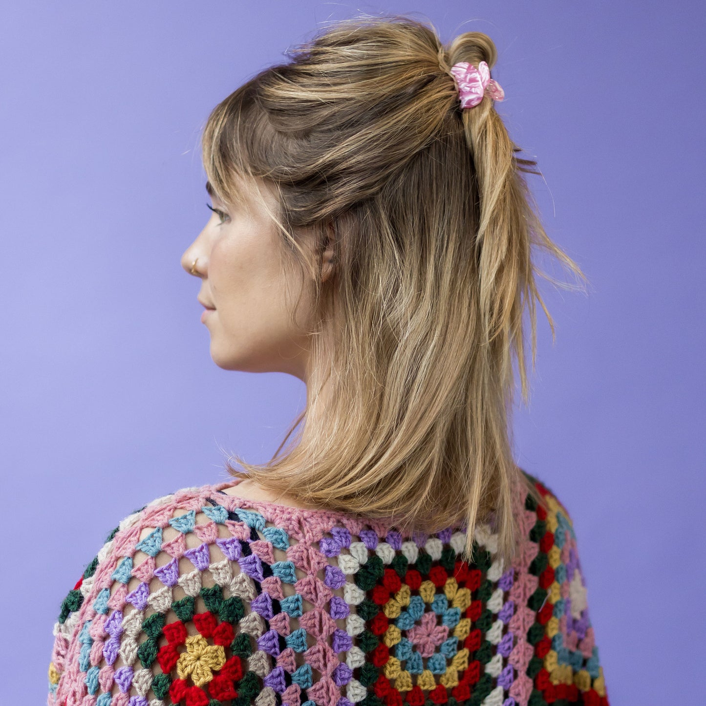 Haarclip joli rose