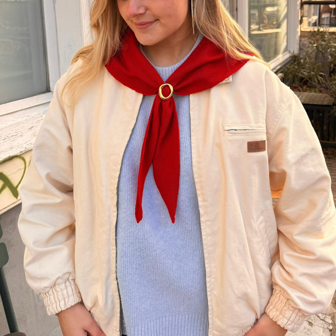 Écharpe Triangle - Rouge - Petit