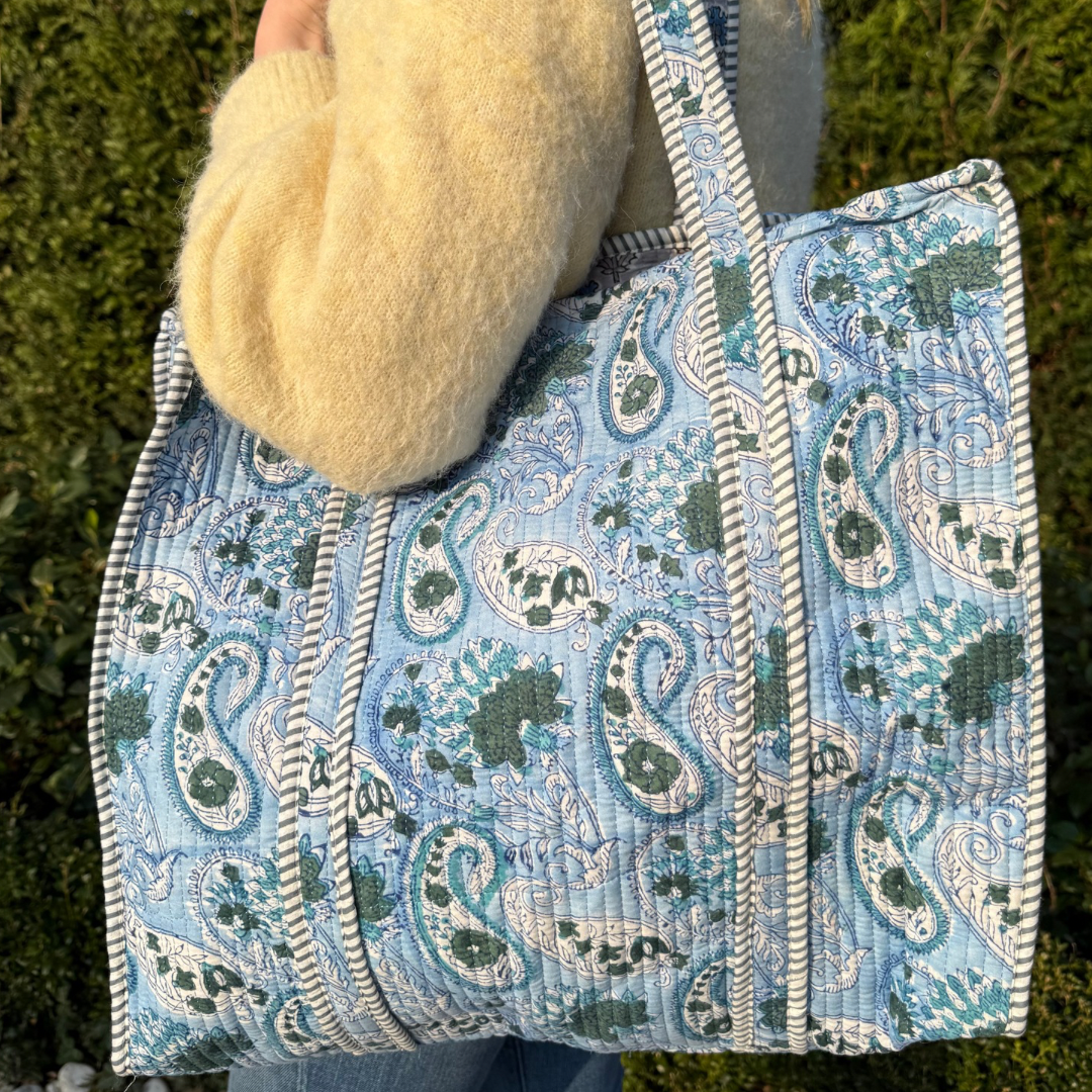 Tragetasche – Hellblau – Grau – Nr. 21