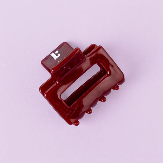Haarclip borgogne