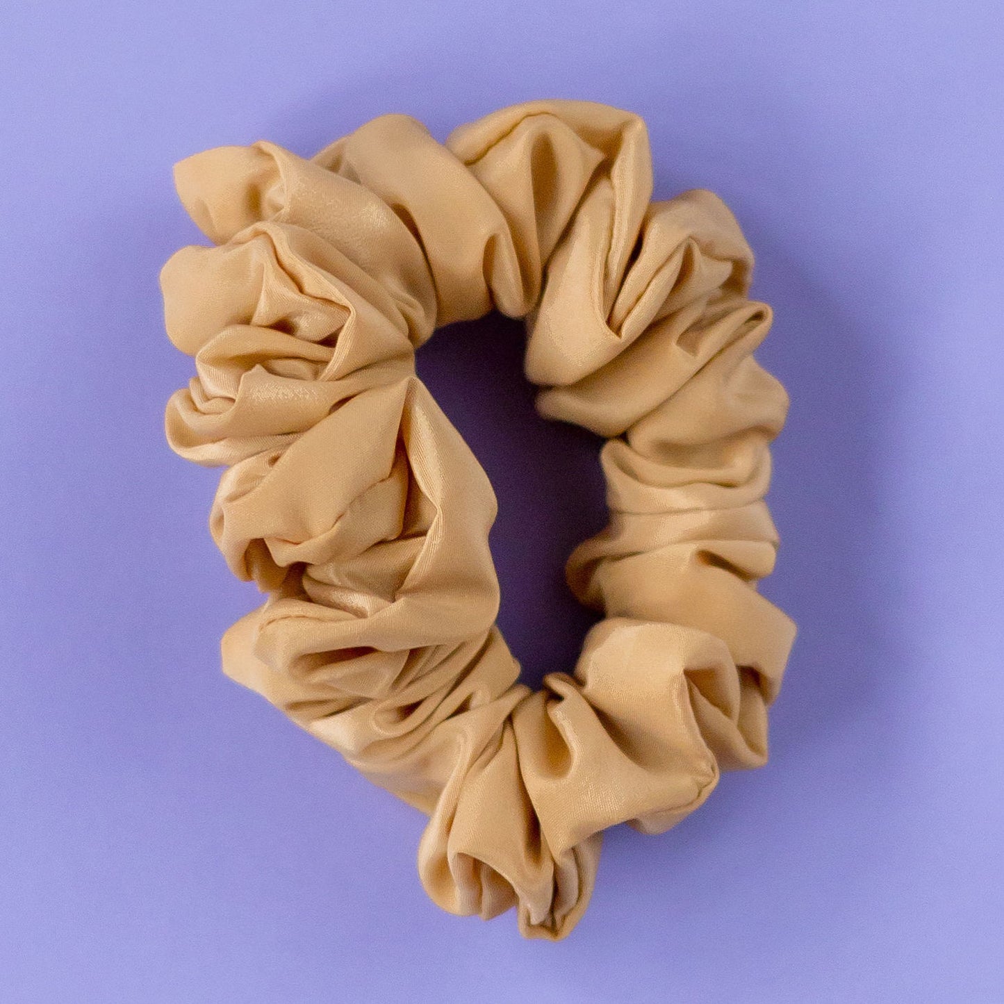Scrunchie Satin Senf