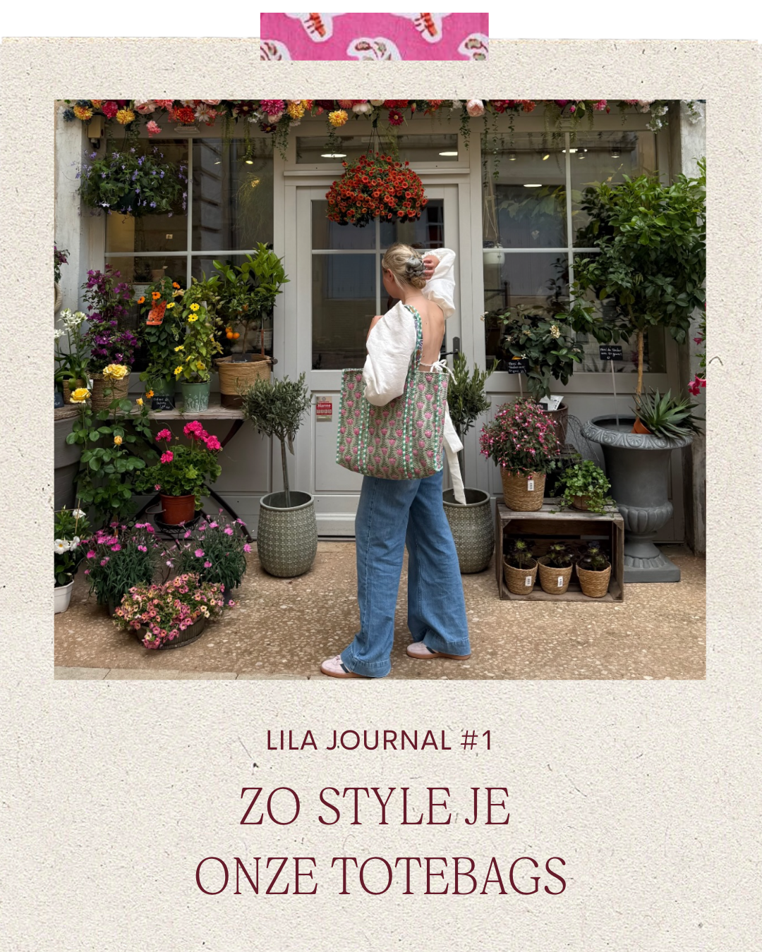 This is how you style our tote bags