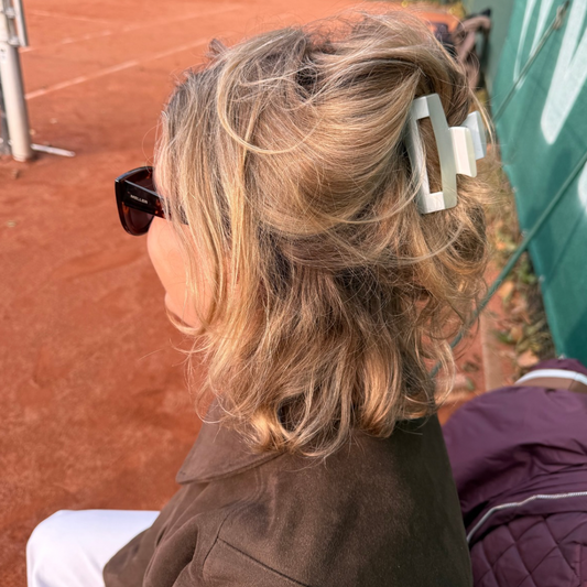 Haarclip Sage- medium