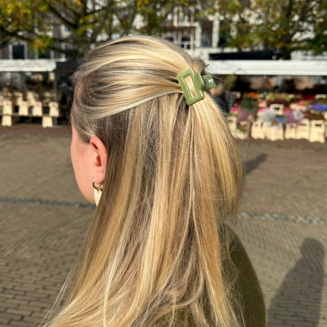 Barrette à cheveux Pistache