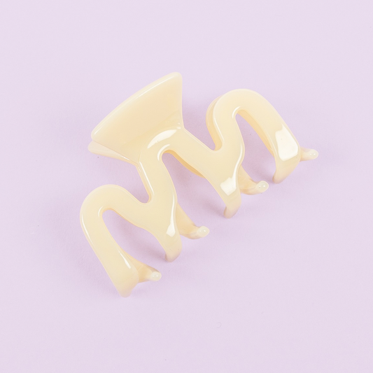 Haarclip citron meringue petit