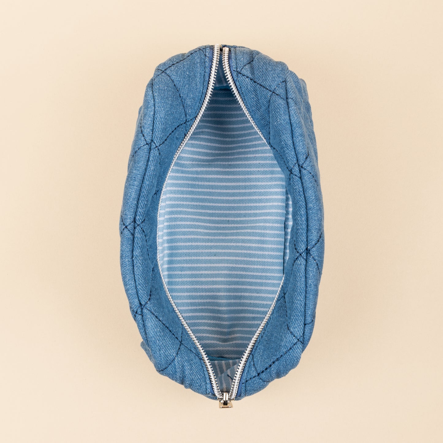 Recycled - toilet bag set - Jeans - Blue