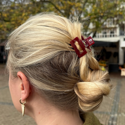 Hair clip Burgundy