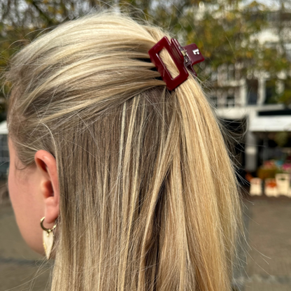 Hair clip Burgundy