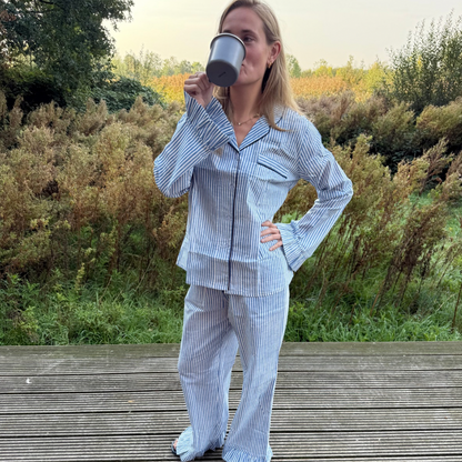 Pyjama blauw- maat M