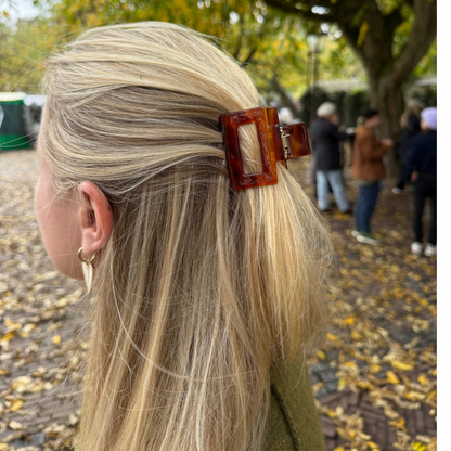 Hair clip Hazelnut